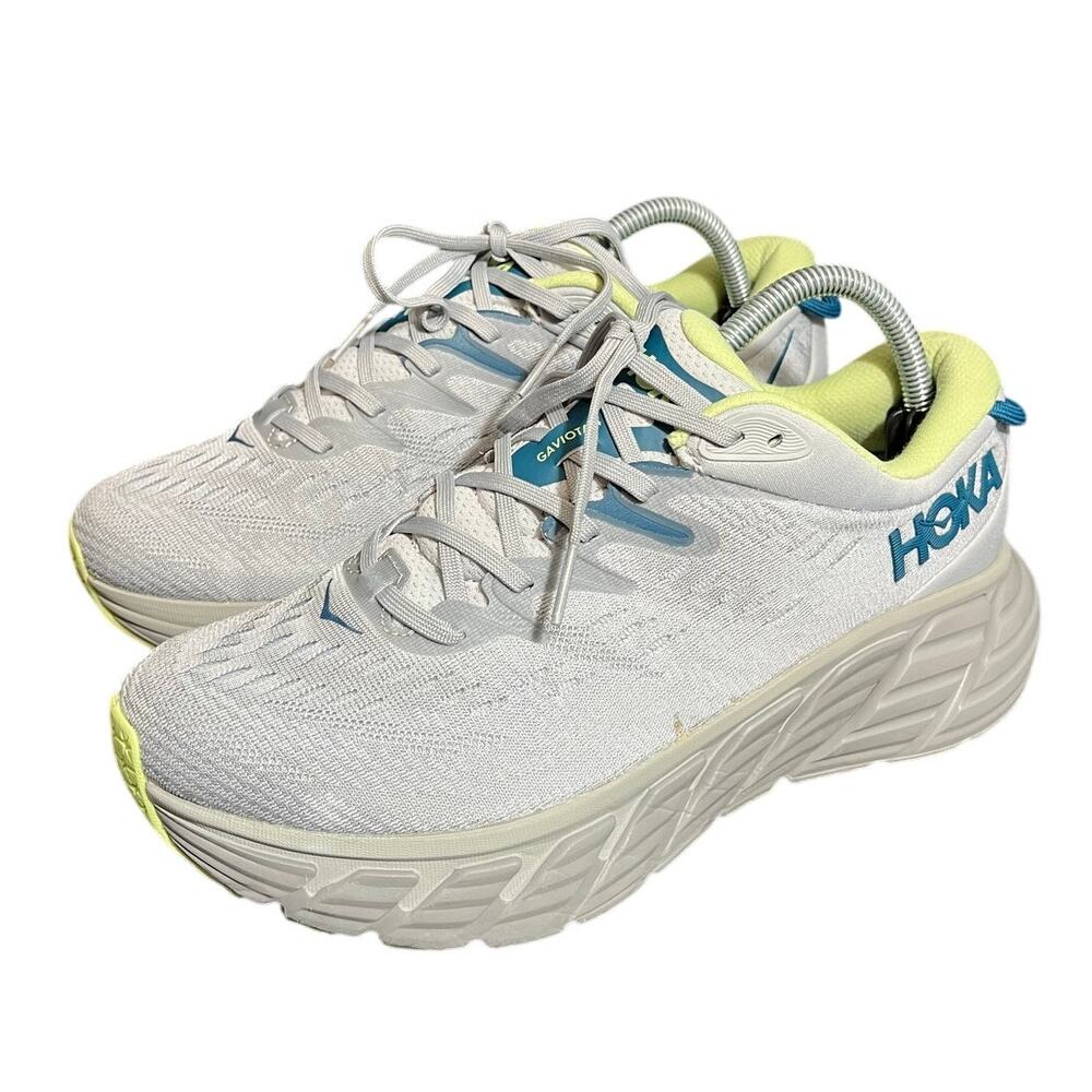 Men's Hoka One One Gaviota 4 Harbor Mist Running Sneaker Athletic Size 8.5D